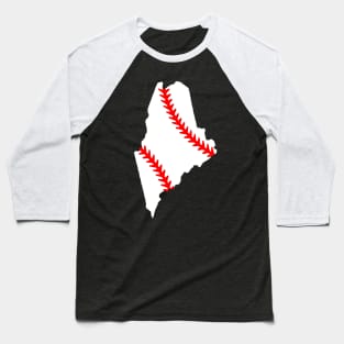 MAINE BASEBALL STATE Baseball T-Shirt